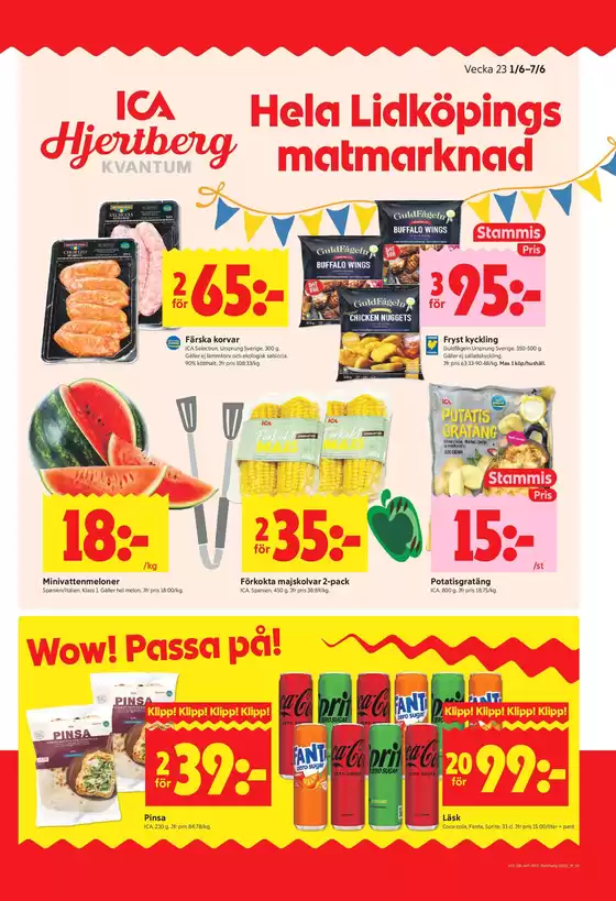 ICA Kvantum-katalog | Erbjudanden för fyndjägare | 2026-06-01T00:00:00.000Z - 2026-06-15T00:00:00.000Z