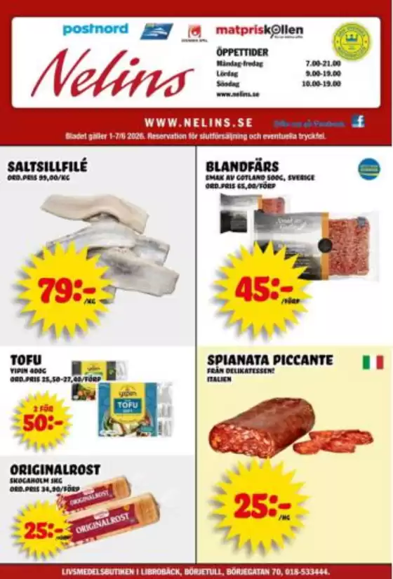Nelins-katalog i Lugnet (Håbo) | Nelins reklamblad | 2026-06-01T00:00:00.000Z - 2026-06-07T00:00:00.000Z