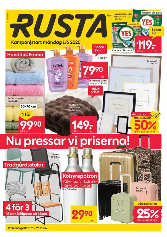 Rusta-katalog | Stort urval av erbjudanden | 2026-06-01T00:00:00.000Z - 2026-06-07T00:00:00.000Z