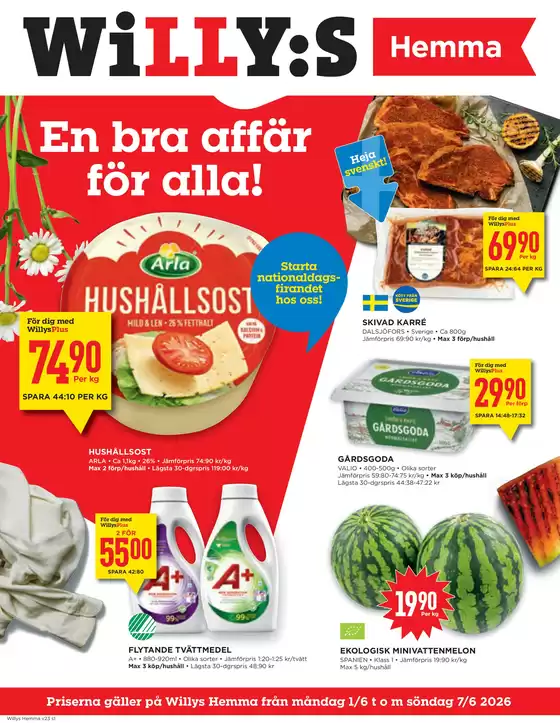 Willys-katalog i Perstorp och Svenstorp | Aktuella fynd och erbjudanden | 2026-06-01T00:00:00.000Z - 2026-06-07T00:00:00.000Z