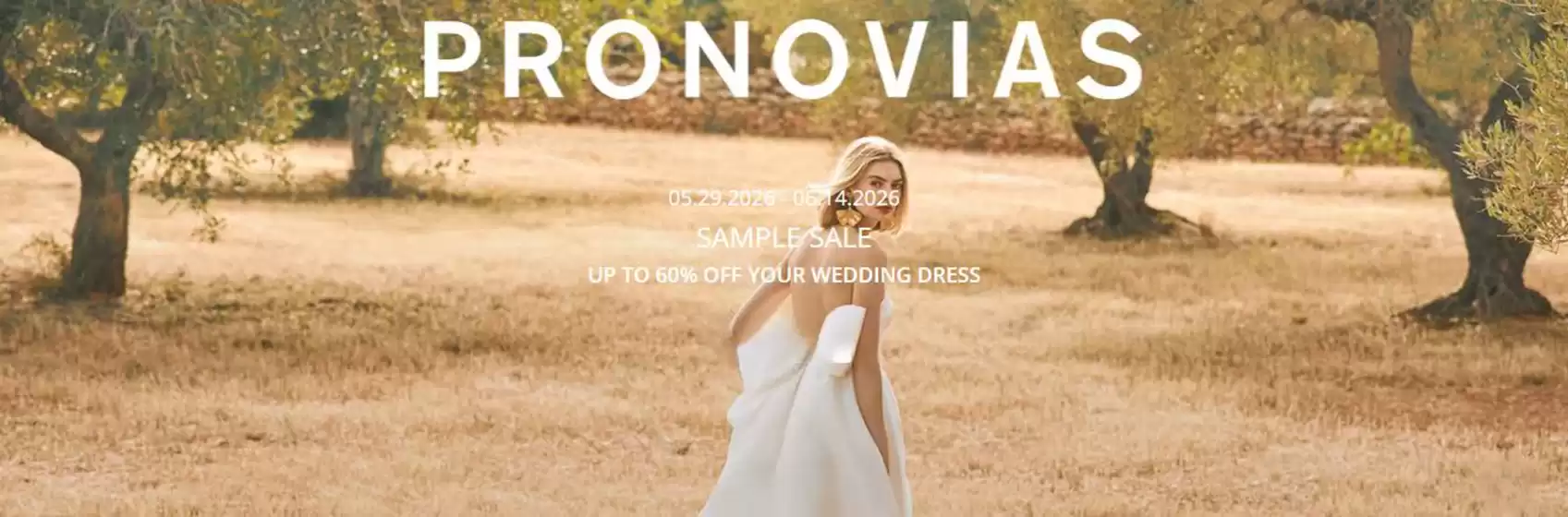 Pronovias-katalog i Vederslöv | Up to 60% Off! | 2026-06-01T00:00:00.000Z - 2026-06-14T00:00:00.000Z