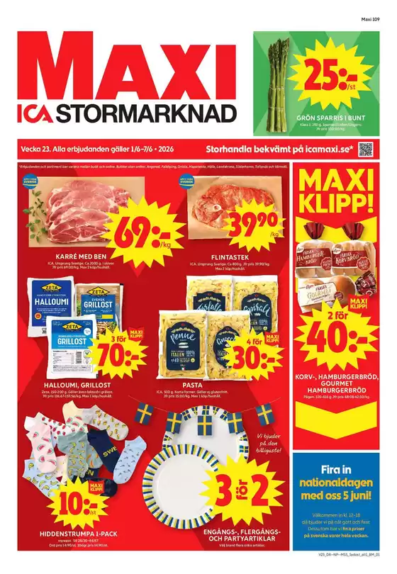 ICA Maxi-katalog | Fantastiskt erbjudande för fyndjägare | 2026-06-01T00:00:00.000Z - 2026-06-07T00:00:00.000Z