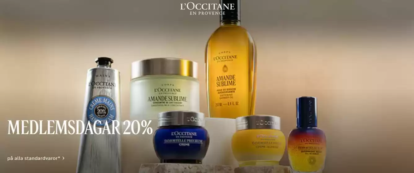 L'Occitane-katalog | 20% rabatt! | 2026-06-02T00:00:00.000Z - 2026-06-16T00:00:00.000Z