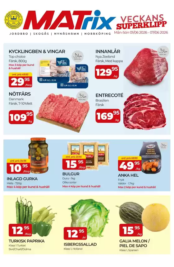 Matrix Butikerna-katalog | Matrix Veckans Annons | 2026-06-01T00:00:00.000Z - 2026-06-07T00:00:00.000Z