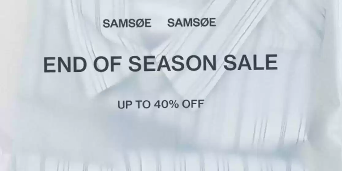 Samsøe & Samsøe-katalog | Up to 40% Off! | 2026-06-04T00:00:00.000Z - 2026-06-18T00:00:00.000Z