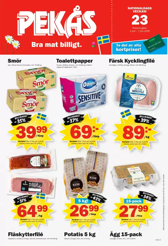 Pekås-katalog | Kampanjpris! | 2026-06-05T00:00:00.000Z - 2026-06-07T00:00:00.000Z