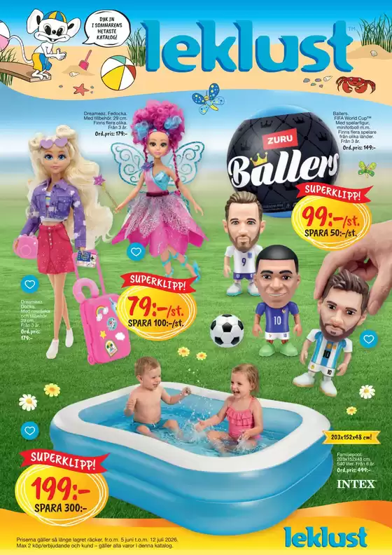 Leklust-katalog | Leklust reklamblad | 2026-06-05T00:00:00.000Z - 2026-07-12T00:00:00.000Z