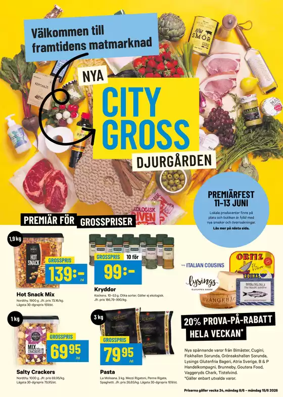 City Gross-katalog | City Gross Reklamblad v.24 | 2026-06-06T00:00:00.000Z - 2026-06-14T00:00:00.000Z