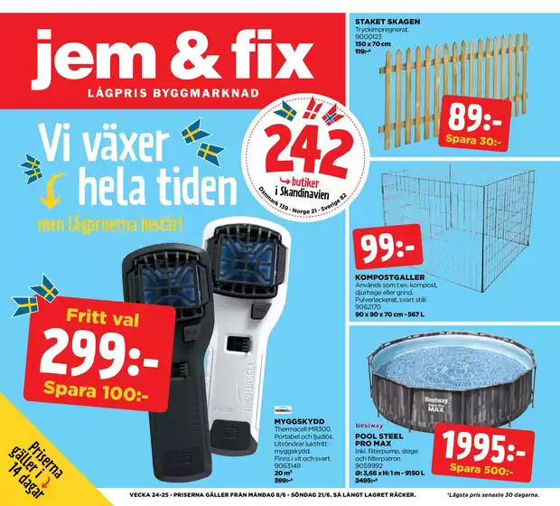 Jem&Fix-katalog | Jem&Fix reklamblad | 2026-06-07T00:00:00.000Z - 2026-06-21T00:00:00.000Z
