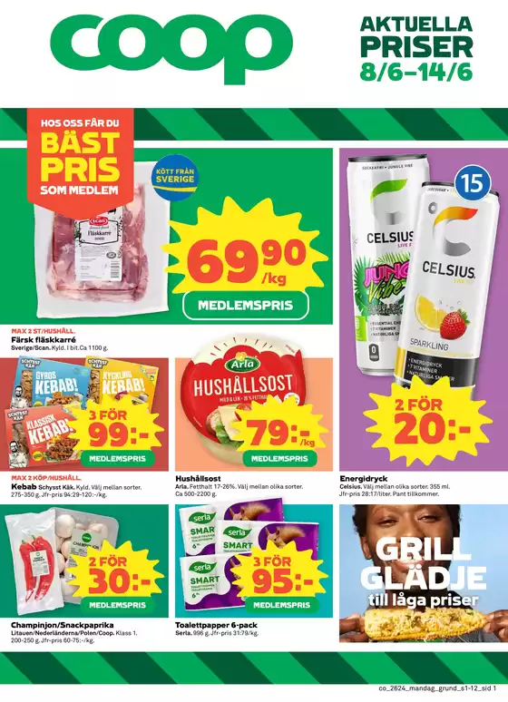 Coop Konsum-katalog | Top-erbjudanden för sparrävar | 2026-06-08T00:00:00.000Z - 2026-06-14T00:00:00.000Z