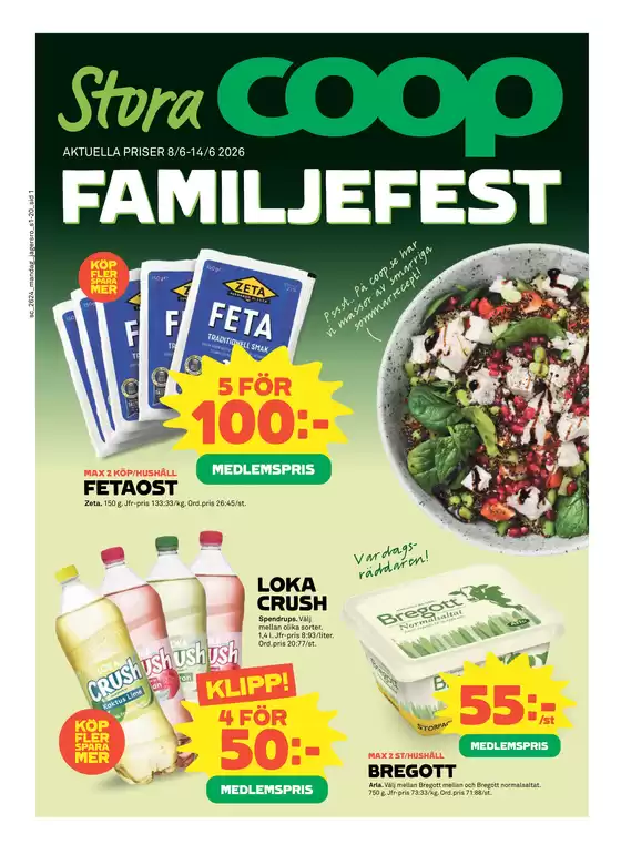 Coop Forum-katalog | Top-erbjudanden för sparrävar | 2026-06-08T00:00:00.000Z - 2026-06-14T00:00:00.000Z