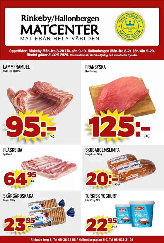 Matcenter-katalog | Veckans erbjudanden Matcenter | 2026-06-08T00:00:00.000Z - 2026-06-14T00:00:00.000Z