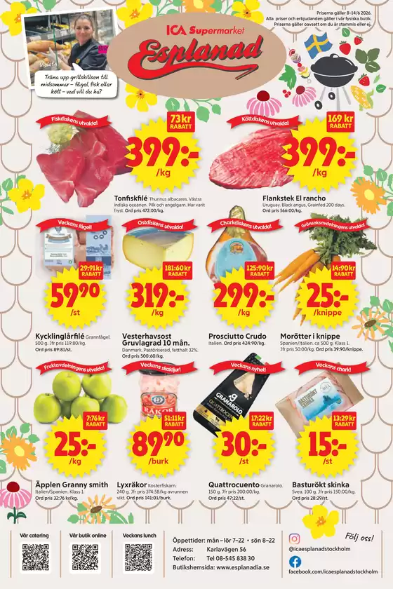 ICA Supermarket-katalog | ICA Supermarket reklamblad | 2026-06-08T00:00:00.000Z - 2026-06-14T00:00:00.000Z