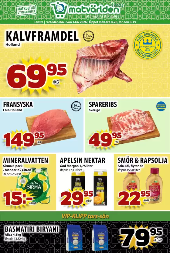 Matvärlden-katalog | Veckans erbjudanden Tensta! | 2026-06-08T00:00:00.000Z - 2026-06-14T00:00:00.000Z