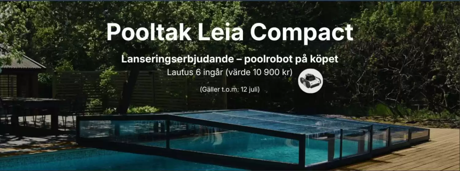 Österlens Poolcenter-katalog i Alborga | Ofertas exclusivos! | 2026-06-08T00:00:00.000Z - 2026-06-12T00:00:00.000Z