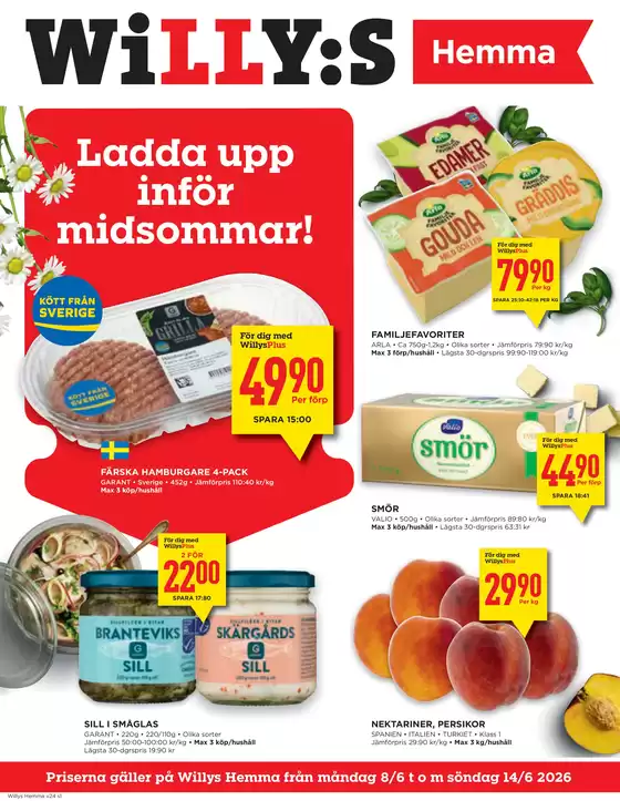 Willys-katalog | Spara nu med våra deals | 2026-06-08T00:00:00.000Z - 2026-06-14T00:00:00.000Z