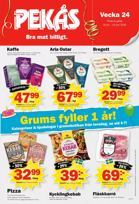 Pekås-katalog | Kampanjpris! | 2026-06-10T00:00:00.000Z - 2026-06-14T00:00:00.000Z
