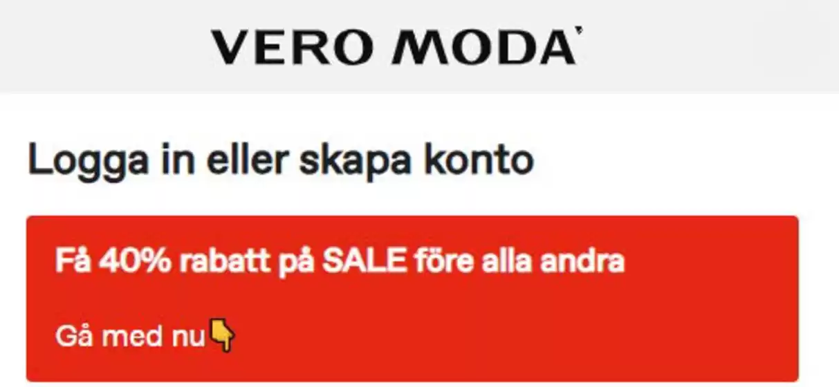Vero Moda-katalog | Få 40% rabatt! | 2026-06-12T00:00:00.000Z - 2026-06-30T00:00:00.000Z