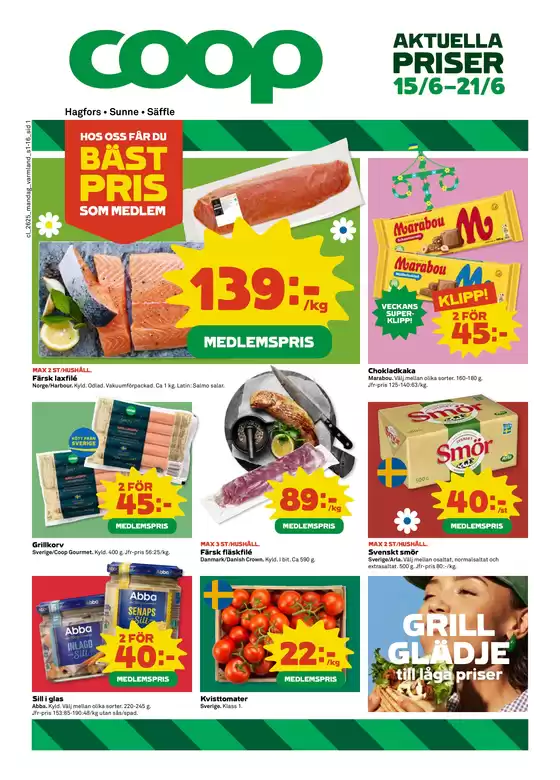 Coop Extra-katalog | Coop Extra reklamblad | 2026-06-15T00:00:00.000Z - 2026-06-21T00:00:00.000Z