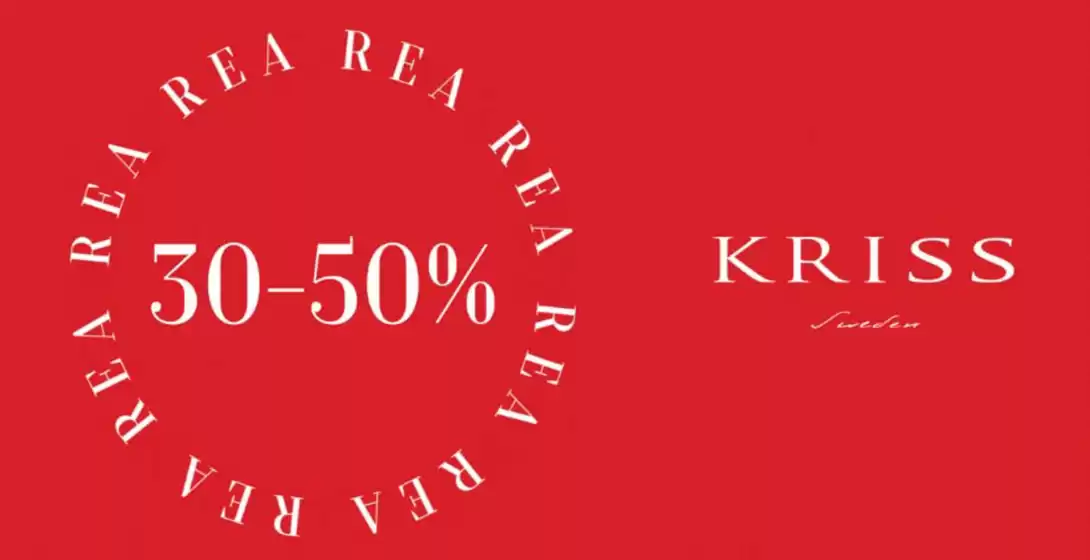 Kriss-katalog | 30-50% rabatt! | 2026-06-16T00:00:00.000Z - 2026-06-30T00:00:00.000Z