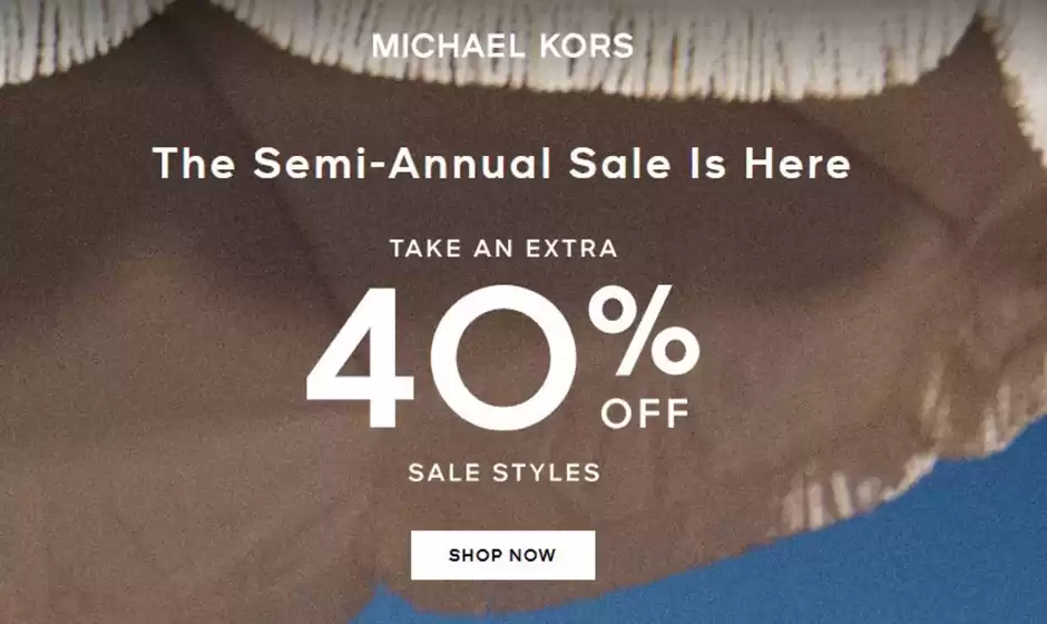 Michael Kors-katalog | 40% Off! | 2026-06-17T00:00:00.000Z - 2026-07-01T00:00:00.000Z