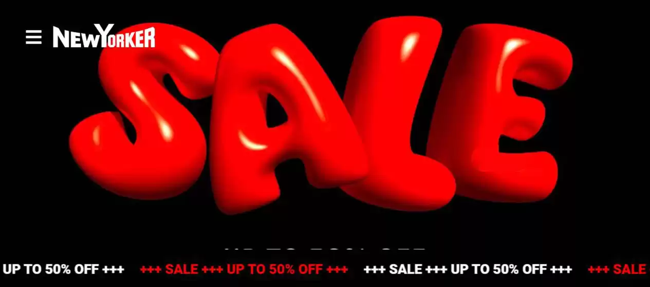 New Yorker-katalog | Sale! Up to 50% Off. | 2026-06-18T00:00:00.000Z - 2026-07-05T00:00:00.000Z