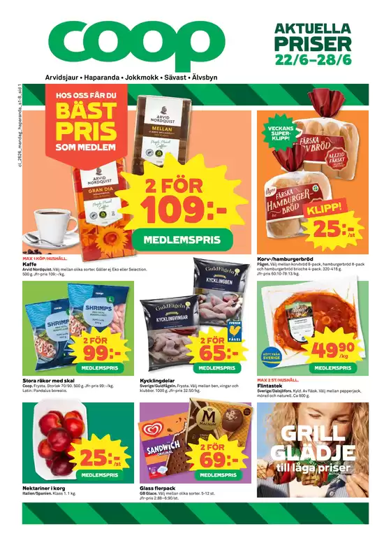 Coop Extra-katalog | Nya erbjudanden att upptäcka | 2026-06-22T00:00:00.000Z - 2026-06-28T00:00:00.000Z