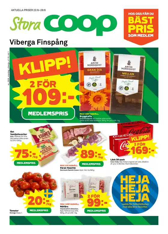 Stora Coop-katalog | Spara nu med våra deals | 2026-06-22T00:00:00.000Z - 2026-07-06T00:00:00.000Z