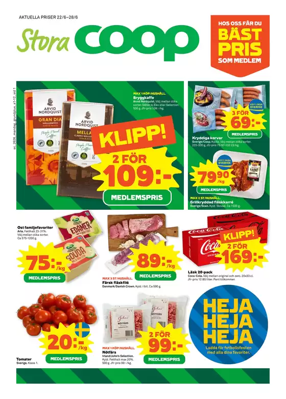 Stora Coop-katalog | Erbjudanden för fyndjägare | 2026-06-22T00:00:00.000Z - 2026-07-06T00:00:00.000Z