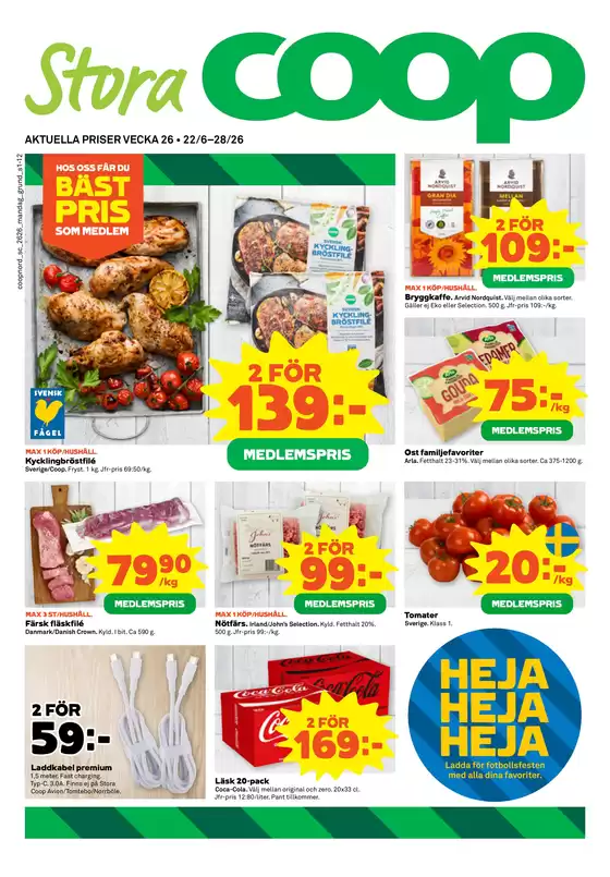 Stora Coop-katalog | Top-erbjudanden för alla fyndjägare | 2026-06-22T00:00:00.000Z - 2026-06-28T00:00:00.000Z
