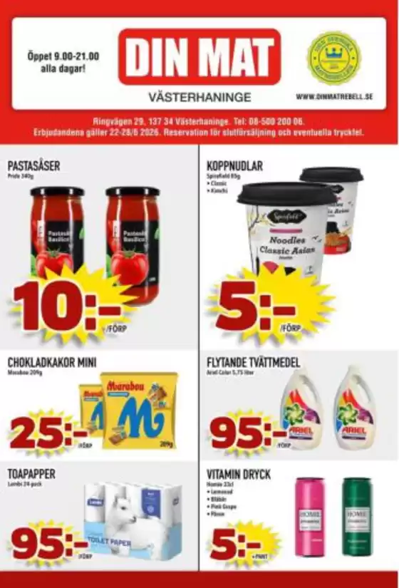 Din Mat-katalog | Din Mat reklambad | 2026-06-22T00:00:00.000Z - 2026-06-28T00:00:00.000Z