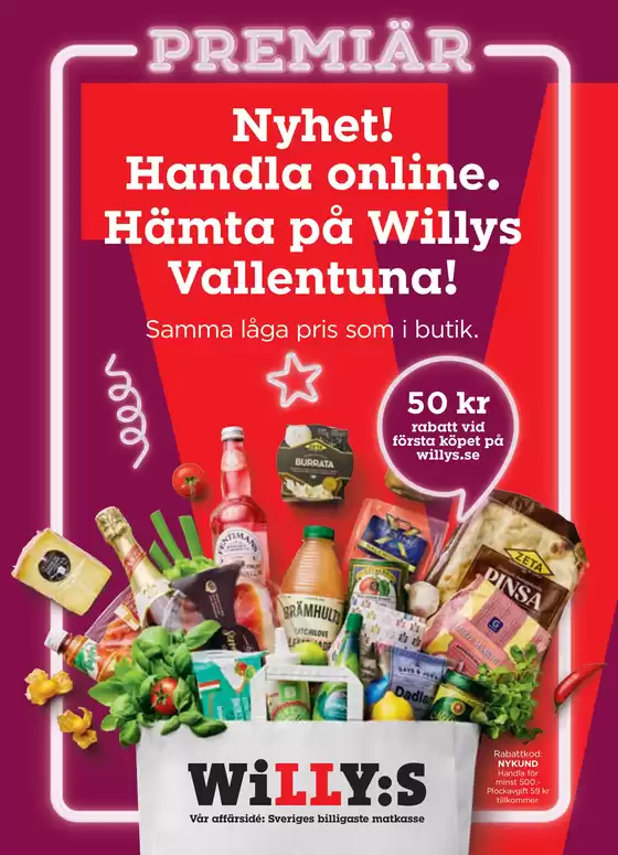 Willys-katalog | Erbjudanden för fyndjägare | 2026-06-22T00:00:00.000Z - 2026-07-06T00:00:00.000Z