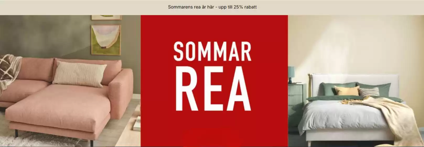 Svenska Hem-katalog | Sommar Rea! Upp till 25% rabatt! | 2026-06-22T00:00:00.000Z - 2026-07-20T00:00:00.000Z