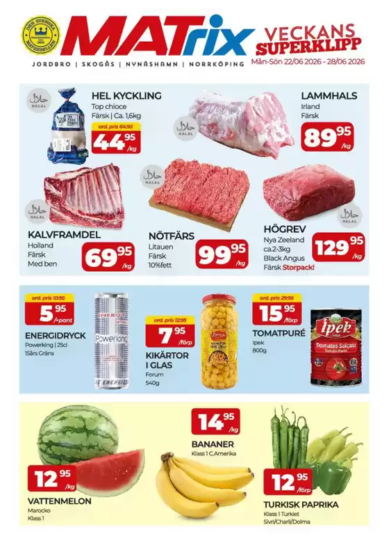 Matrix Butikerna-katalog | Matrix Veckans Annons | 2026-06-22T00:00:00.000Z - 2026-06-28T00:00:00.000Z