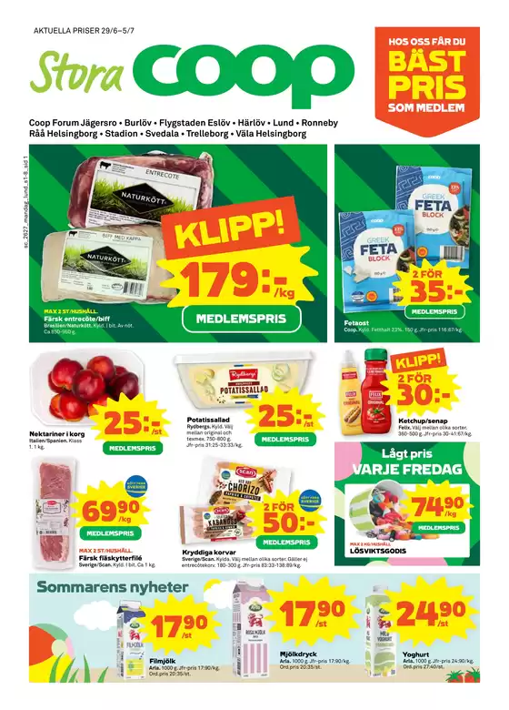 Coop Forum-katalog | Fantastiska rabatter på utvalda produkter | 2026-06-29T00:00:00.000Z - 2026-07-05T00:00:00.000Z