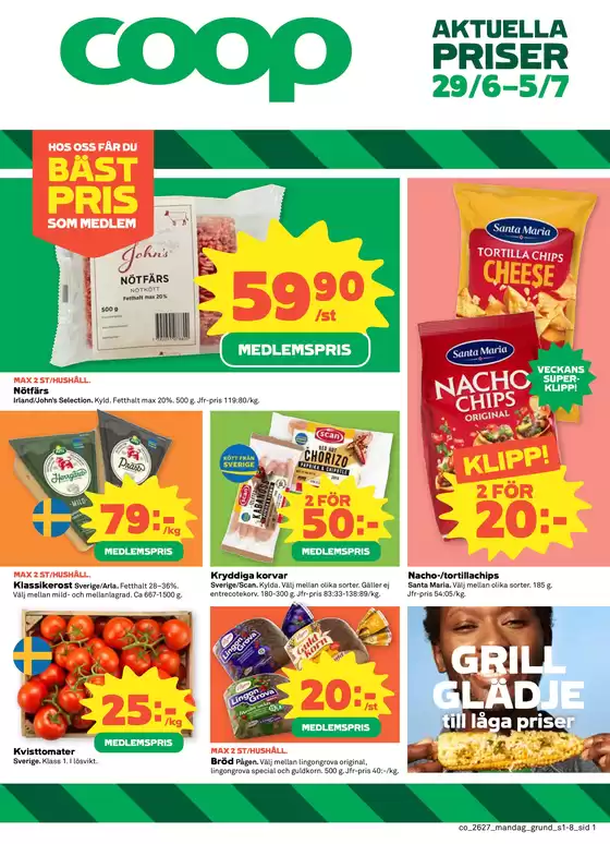 Coop Konsum-katalog | Aktuella deals och erbjudanden | 2026-06-29T00:00:00.000Z - 2026-07-05T00:00:00.000Z