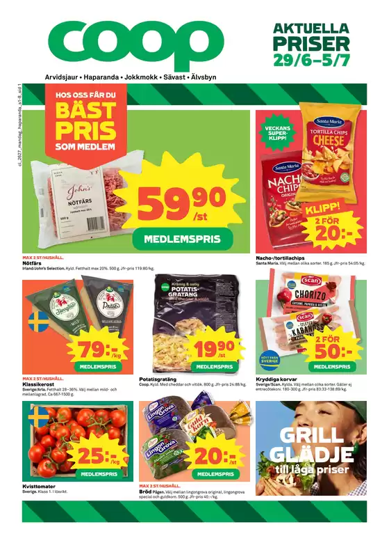Coop Extra-katalog | Aktuella deals och erbjudanden | 2026-06-29T00:00:00.000Z - 2026-07-05T00:00:00.000Z