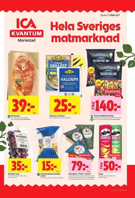 ICA Kvantum-katalog | Aktuella deals och erbjudanden | 2026-06-29T00:00:00.000Z - 2026-07-05T00:00:00.000Z