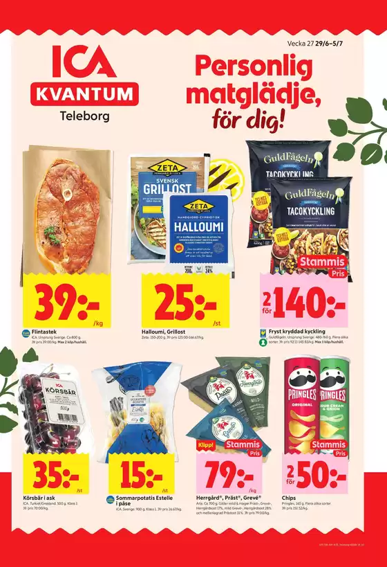 ICA Kvantum-katalog | Fantastiskt erbjudande för alla kunder | 2026-06-29T00:00:00.000Z - 2026-07-05T00:00:00.000Z