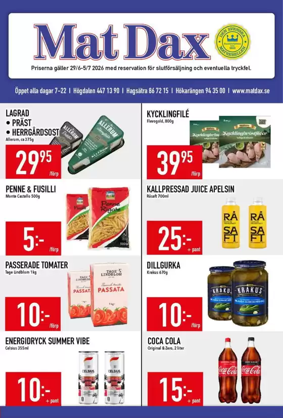 Matdax-katalog | Matdax reklambad | 2026-06-29T00:00:00.000Z - 2026-07-05T00:00:00.000Z