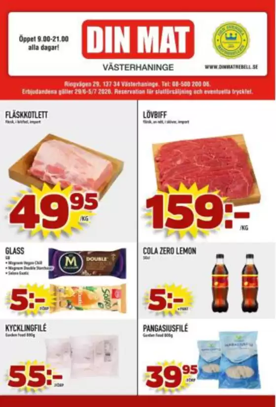 Din Mat-katalog | Din Mat reklambad | 2026-06-29T00:00:00.000Z - 2026-07-05T00:00:00.000Z