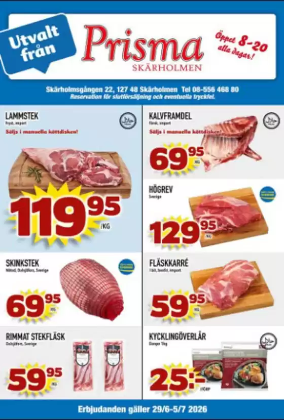 Prisma Skärholmen-katalog | Kampanjpris! | 2026-06-29T00:00:00.000Z - 2026-07-05T00:00:00.000Z