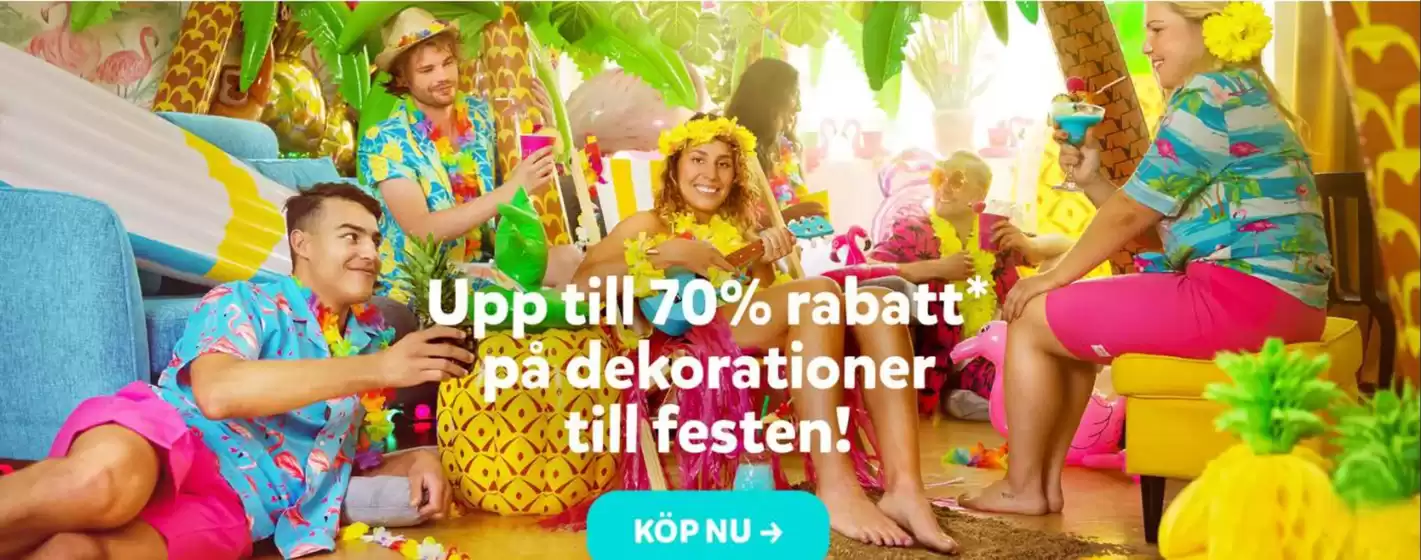Partykungen-katalog | Upp till 70% rabatt! | 2026-06-29T00:00:00.000Z - 2026-07-13T00:00:00.000Z