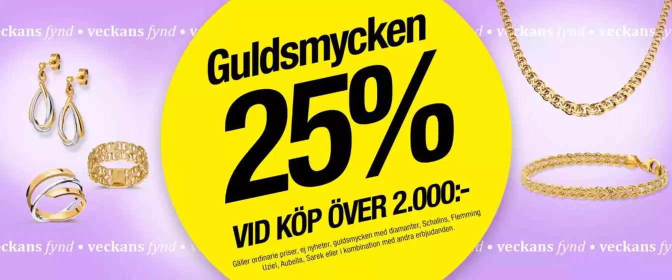 Guldfynd-katalog | 25% rabatt! | 2026-07-03T00:00:00.000Z - 2026-07-17T00:00:00.000Z