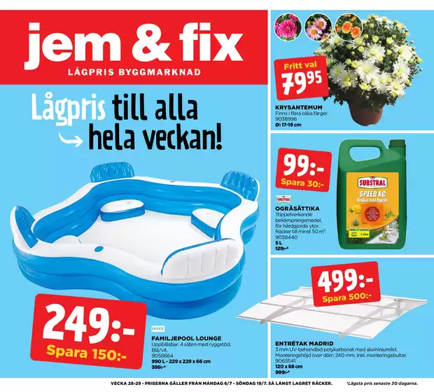 Jem&Fix-katalog | Jem&Fix reklamblad | 2026-07-05T00:00:00.000Z - 2026-07-19T00:00:00.000Z