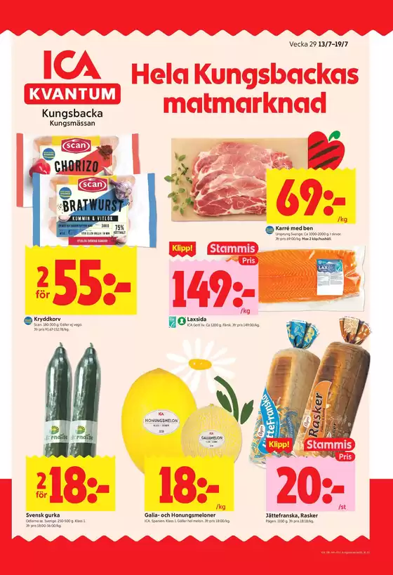 ICA Kvantum-katalog | Attraktiva specialerbjudanden för alla | 2026-07-13T00:00:00.000Z - 2026-07-19T00:00:00.000Z