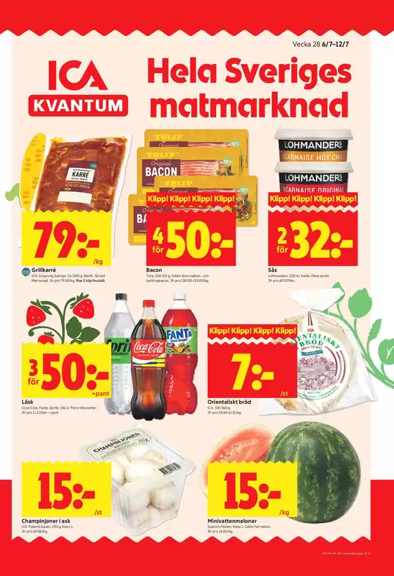 ICA Kvantum-katalog | Våra bästa fynd | 2026-07-06T00:00:00.000Z - 2026-07-12T00:00:00.000Z