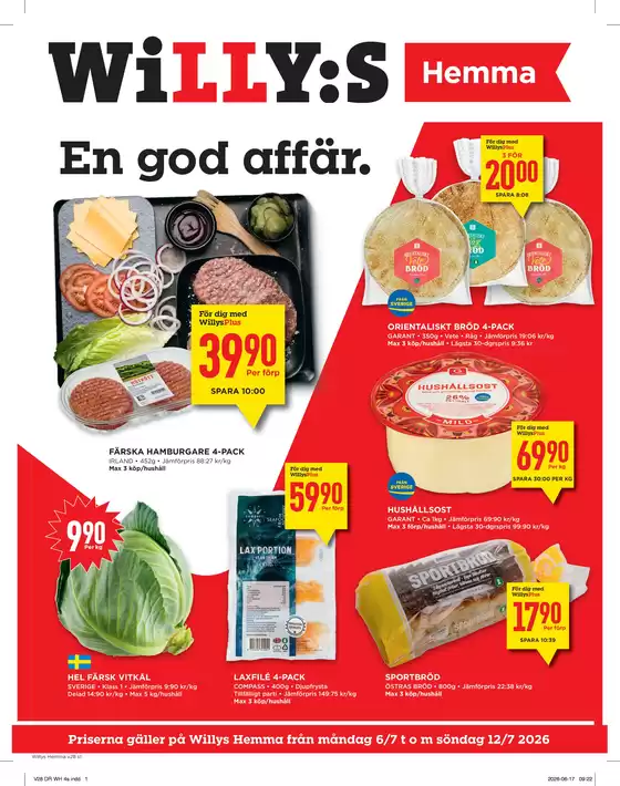 Willys-katalog | Top-erbjudanden för sparrävar | 2026-07-06T00:00:00.000Z - 2026-07-12T00:00:00.000Z