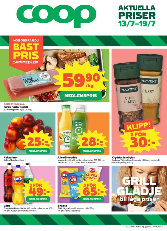 Coop Konsum-katalog | Exklusiva deals för våra kunder | 2026-07-13T00:00:00.000Z - 2026-07-19T00:00:00.000Z