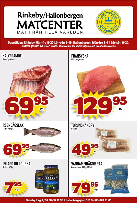 Matcenter-katalog | Veckans erbjudanden Matcenter | 2026-07-13T00:00:00.000Z - 2026-07-19T00:00:00.000Z